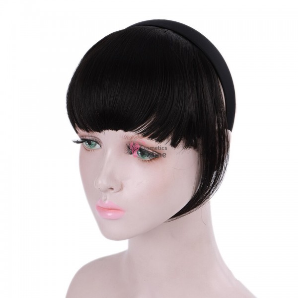 Breton cu suvite laterale din par artificial cu bentita BPE010 Brunet